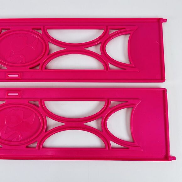 Barbie Mattel Doll Replacement Part Malibu Dreamhouse Doors Pink 2010 Shell Knob - Picture 7 of 9